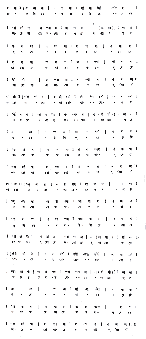 প্রাণ ভরিয়ে তৃষা হরিয়ে (পূজা) – লিরিক্স – রবীন্দ্রনাথ ঠাকুর