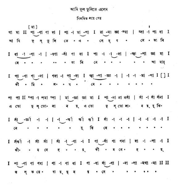 আমি ফুল তুলিতে এলেম বনে (প্রেম) - লিরিক্স - রবীন্দ্রনাথ ঠাকুর