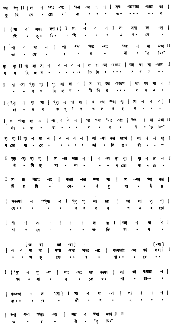 তুমি যেয়ো না এখনি (প্রেম) – লিরিক্স – রবীন্দ্রনাথ ঠাকুর