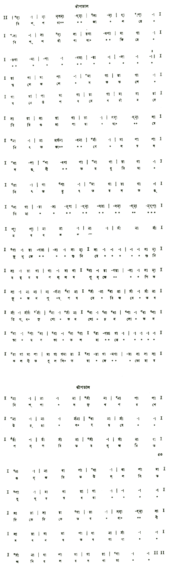 বিশ্বরাজালয়ে বিশ্ববীণা বাজিছে (আনুষ্ঠানিক) – লিরিক্স – রবীন্দ্রনাথ ঠাকুর