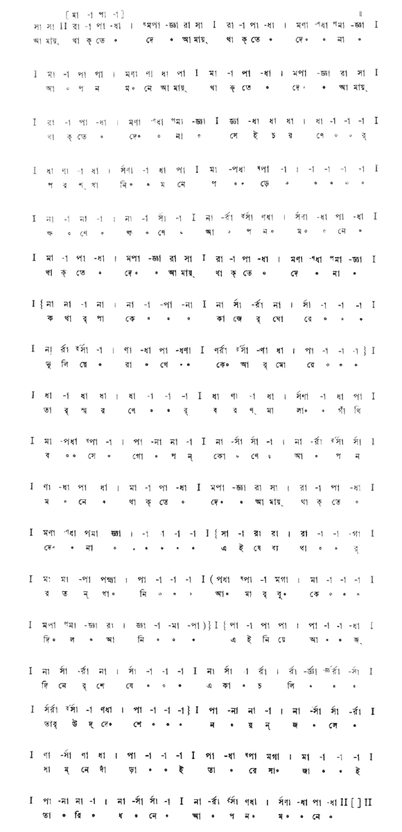 আমায় থাকতে দে-না আপন-মনে (প্রেম) - লিরিক্স - রবীন্দ্রনাথ ঠাকুর