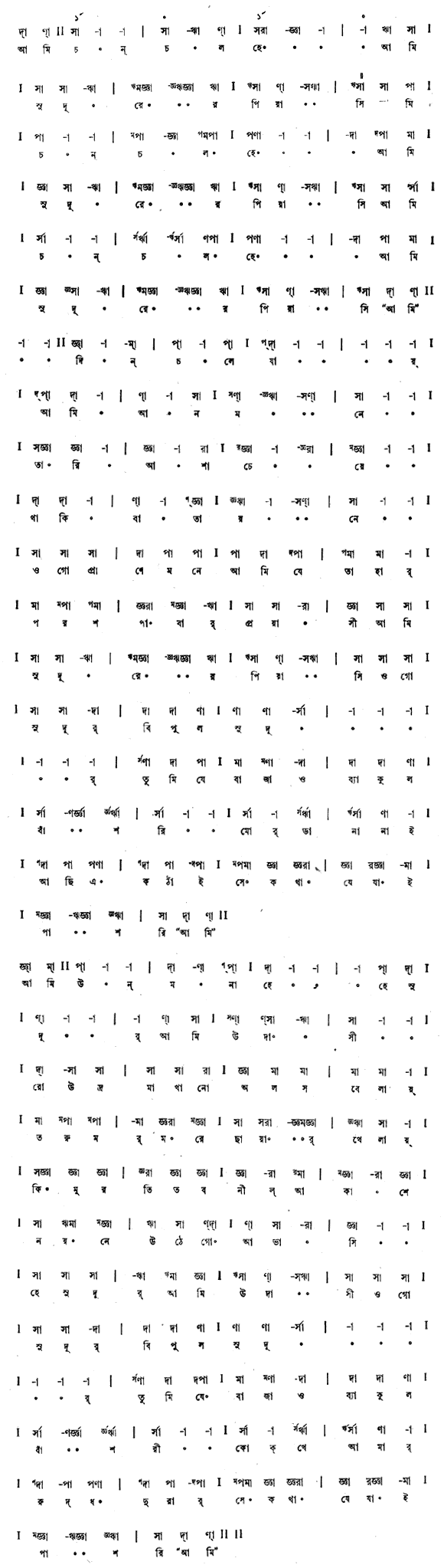 আমি চঞ্চল হে (বিচিত্র) - লিরিক্স - রবীন্দ্রনাথ ঠাকুর