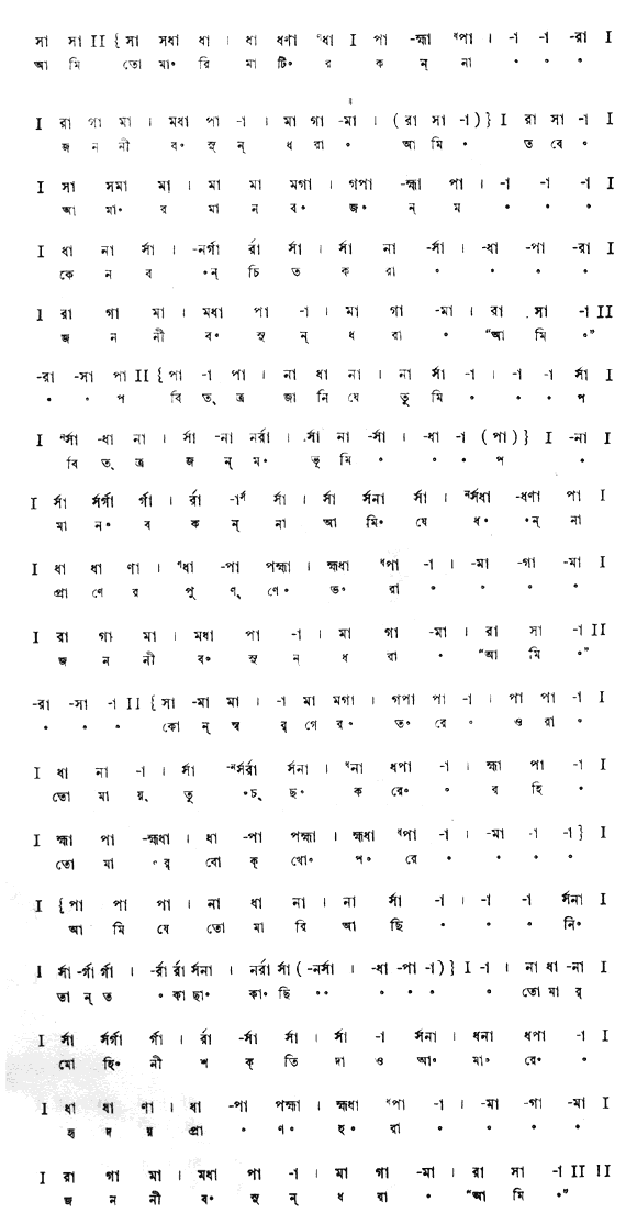 আমি তোমারি মাটির কন্যা (বিচিত্র) - লিরিক্স - রবীন্দ্রনাথ ঠাকুর