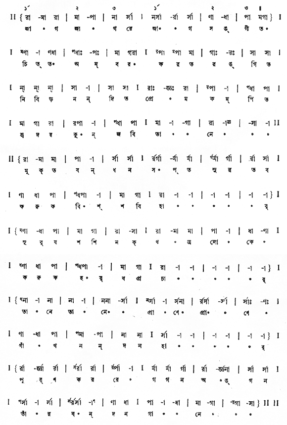 জাগ জাগ রে জাগ সঙ্গীত (পূজা) – লিরিক্স – রবীন্দ্রনাথ ঠাকুর