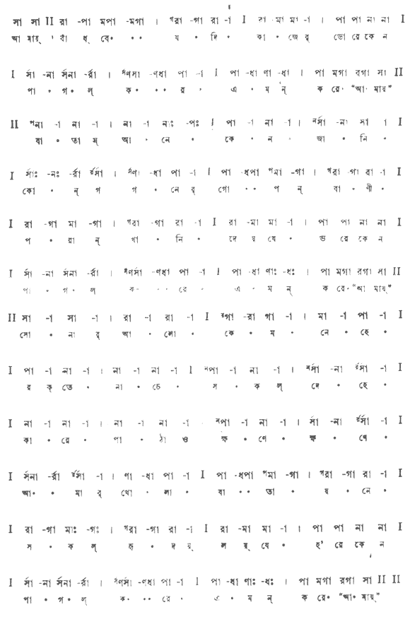 আমায় বাঁধবে যদি কাজের ডোরে (পূজা) - লিরিক্স - রবীন্দ্রনাথ ঠাকুর
