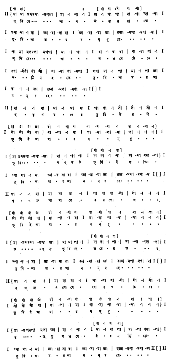 লুকিয়ে আস আঁধার রাতে (পূজা) – লিরিক্স – রবীন্দ্রনাথ ঠাকুর