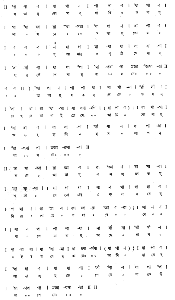সভায় তোমার থাকি সবার শাসনে (পূজা) – লিরিক্স – রবীন্দ্রনাথ ঠাকুর