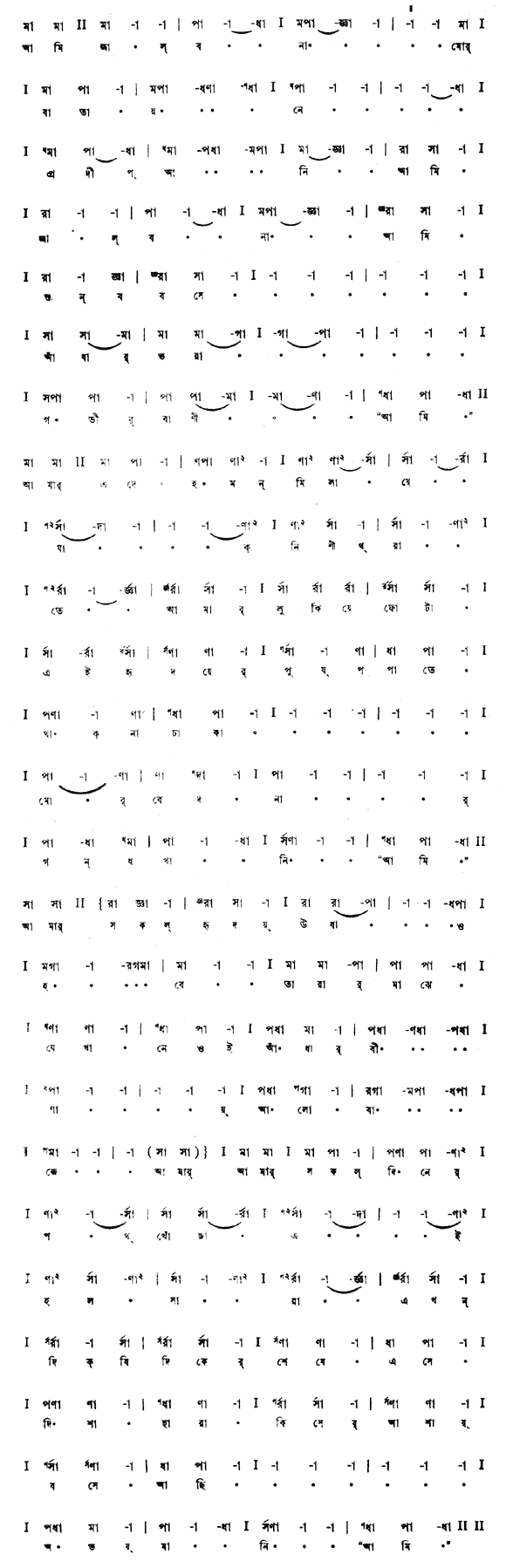 আমি জ্বালব না মোর বাতায়নে প্রদীপ আনি (পূজা) - লিরিক্স - রবীন্দ্রনাথ ঠাকুর
