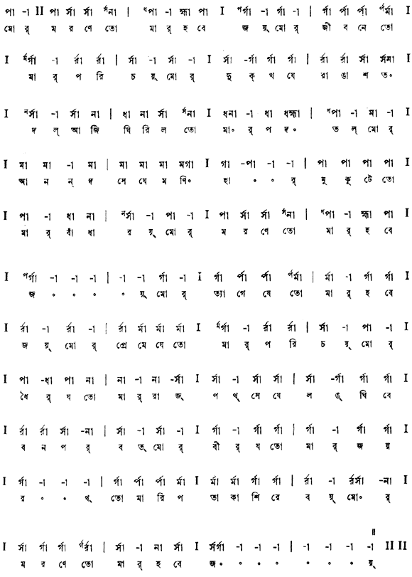 মোর মরণে তোমার হবে জয় (পূজা) – লিরিক্স – রবীন্দ্রনাথ ঠাকুর