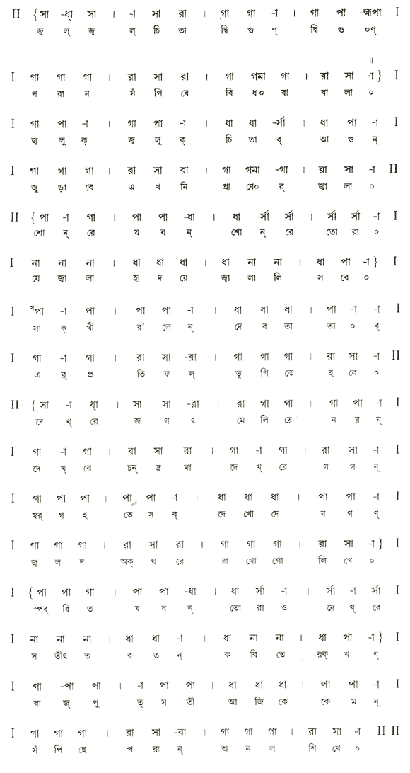 জ্বল জ্বল চিতা দ্বিগুণ দ্বিগুণ (নাট্যগীতি) – লিরিক্স – রবীন্দ্রনাথ ঠাকুর