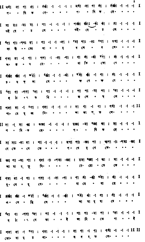 পথিক হে, ওই-যে চলে (পূজা) – লিরিক্স – রবীন্দ্রনাথ ঠাকুর