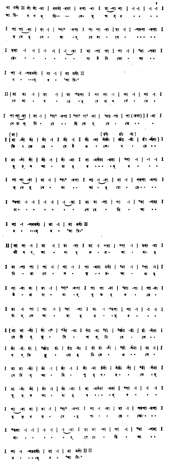 আমি যখন ছিলেম অন্ধ (পূজা) - লিরিক্স - রবীন্দ্রনাথ ঠাকুর