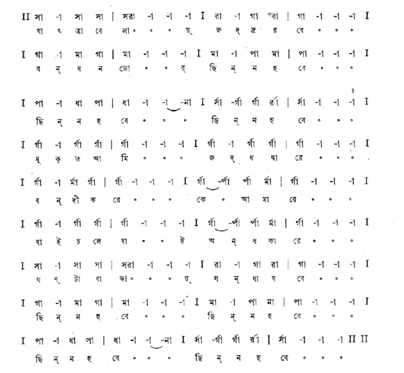 যাত্রাবেলায় রুদ্র রবে (পূজা) – লিরিক্স – রবীন্দ্রনাথ ঠাকুর