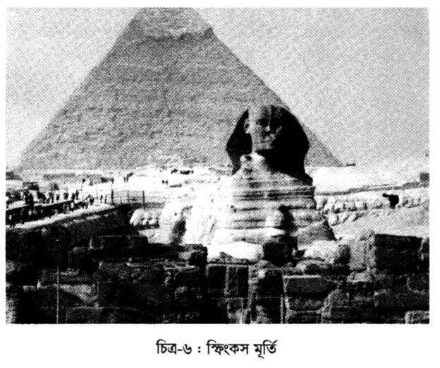 চিত্র-৬ : স্ফিংকস মূর্তি