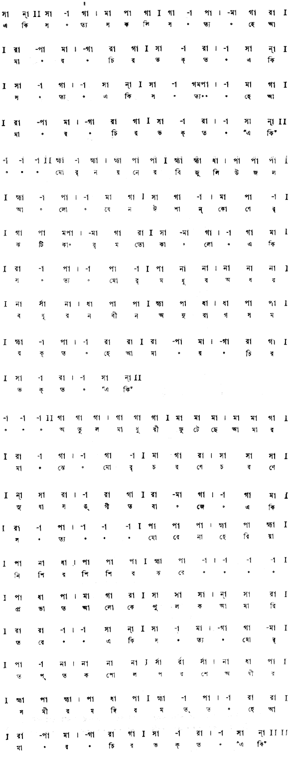 এ কি সত্য সকলই সত্য (নাট্যগীতি) – লিরিক্স – রবীন্দ্রনাথ ঠাকুর