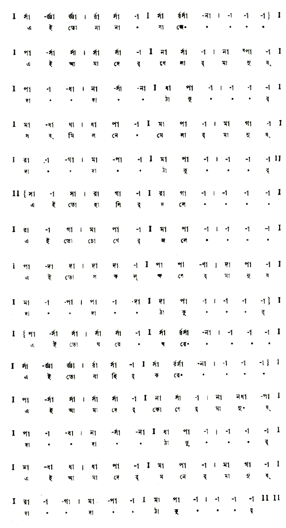 এই একলা মোদের হাজার মানুষ (নাট্যগীতি) – লিরিক্স – রবীন্দ্রনাথ ঠাকুর