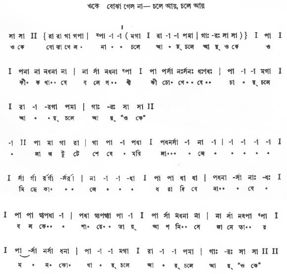 ওকে বোঝা গেলো না (মায়ার খেলা - গীতবিতান) – লিরিক্স – রবীন্দ্রনাথ ঠাকুর