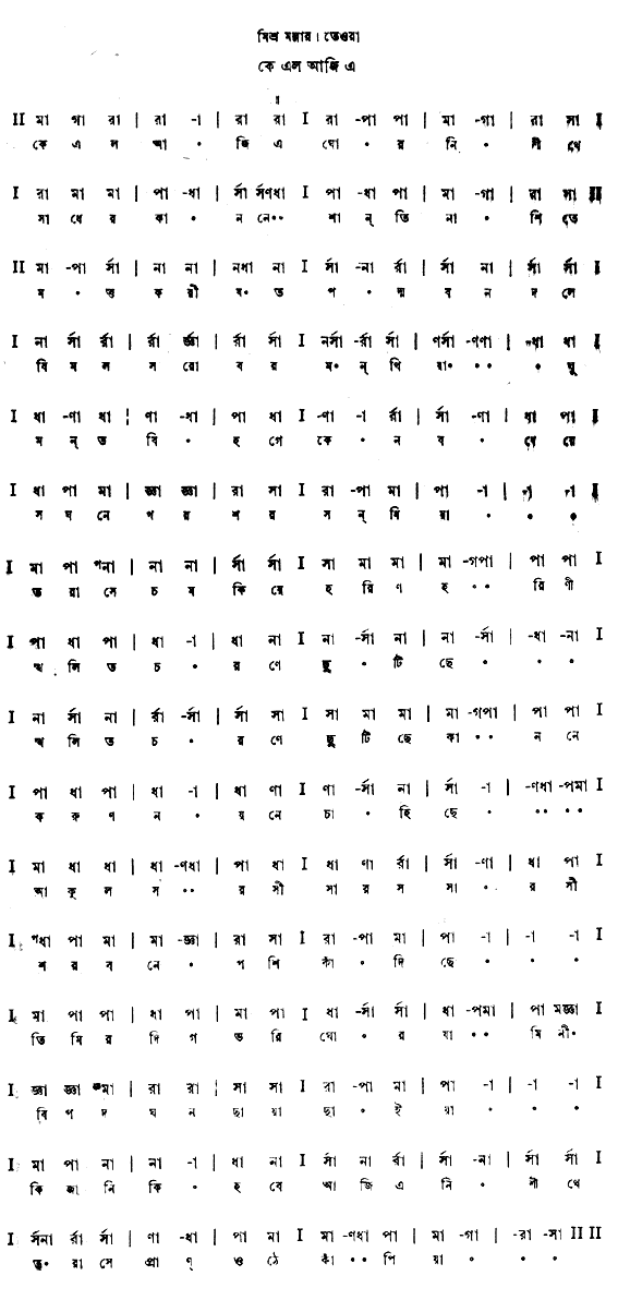 কে এল আজি এ ঘোর নিশীথে