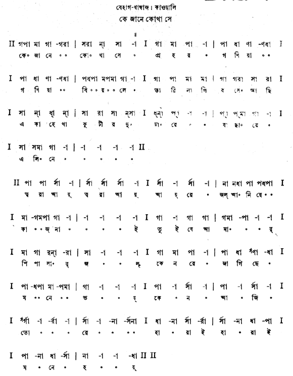 কে জানে কোথা সে