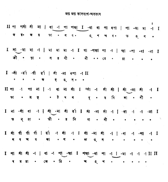 জয় জয় তাসবংশ-অবতংস (নাট্যগীতি) – লিরিক্স – রবীন্দ্রনাথ ঠাকুর