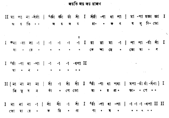 জয়তি জয় জয় রাজন (কালমৃগয়া  - গীতবিতান) – লিরিক্স – রবীন্দ্রনাথ ঠাকুর
