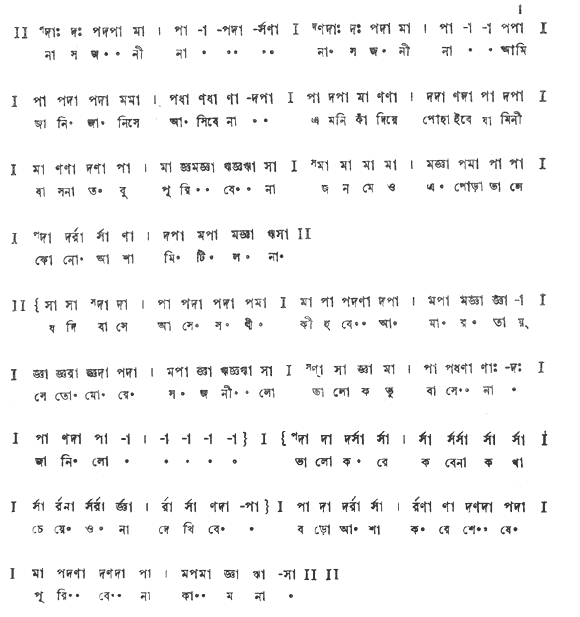 না সজনী, না, আমি জানি (পরিশিষ্ট ৩ - রবিচ্ছায়া) – লিরিক্স – রবীন্দ্রনাথ ঠাকুর