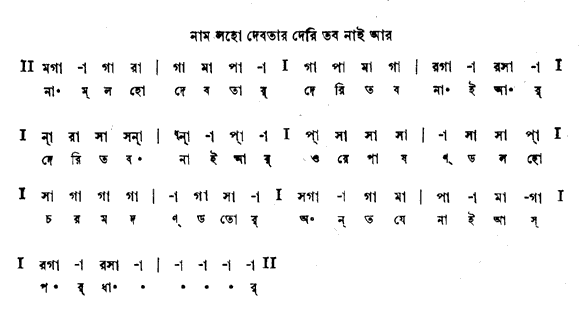 নাম লহো দেবতার (শ্যামা - গীতবিতান) – লিরিক্স – রবীন্দ্রনাথ ঠাকুর