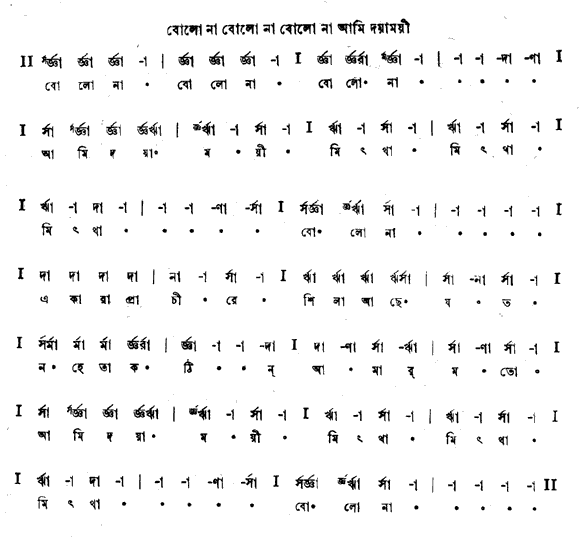 বোলো না বোলো না বোলো না