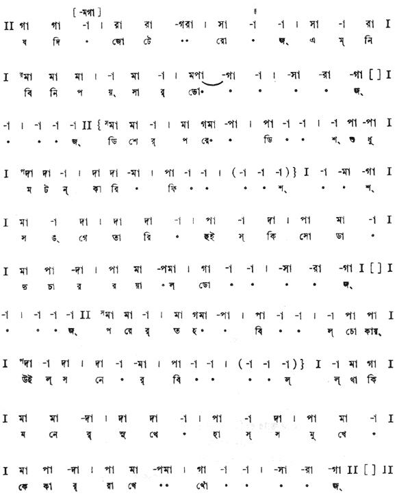 যদি জোটে রোজ (নাট্যগীতি) – লিরিক্স – রবীন্দ্রনাথ ঠাকুর