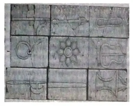 মৃত শাক্যদের অস্ত্রের ছবি